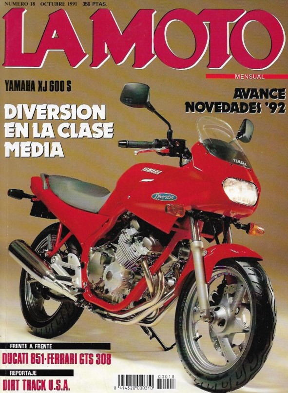 Yamaha XJ600S Diversion La Moto n18 1991