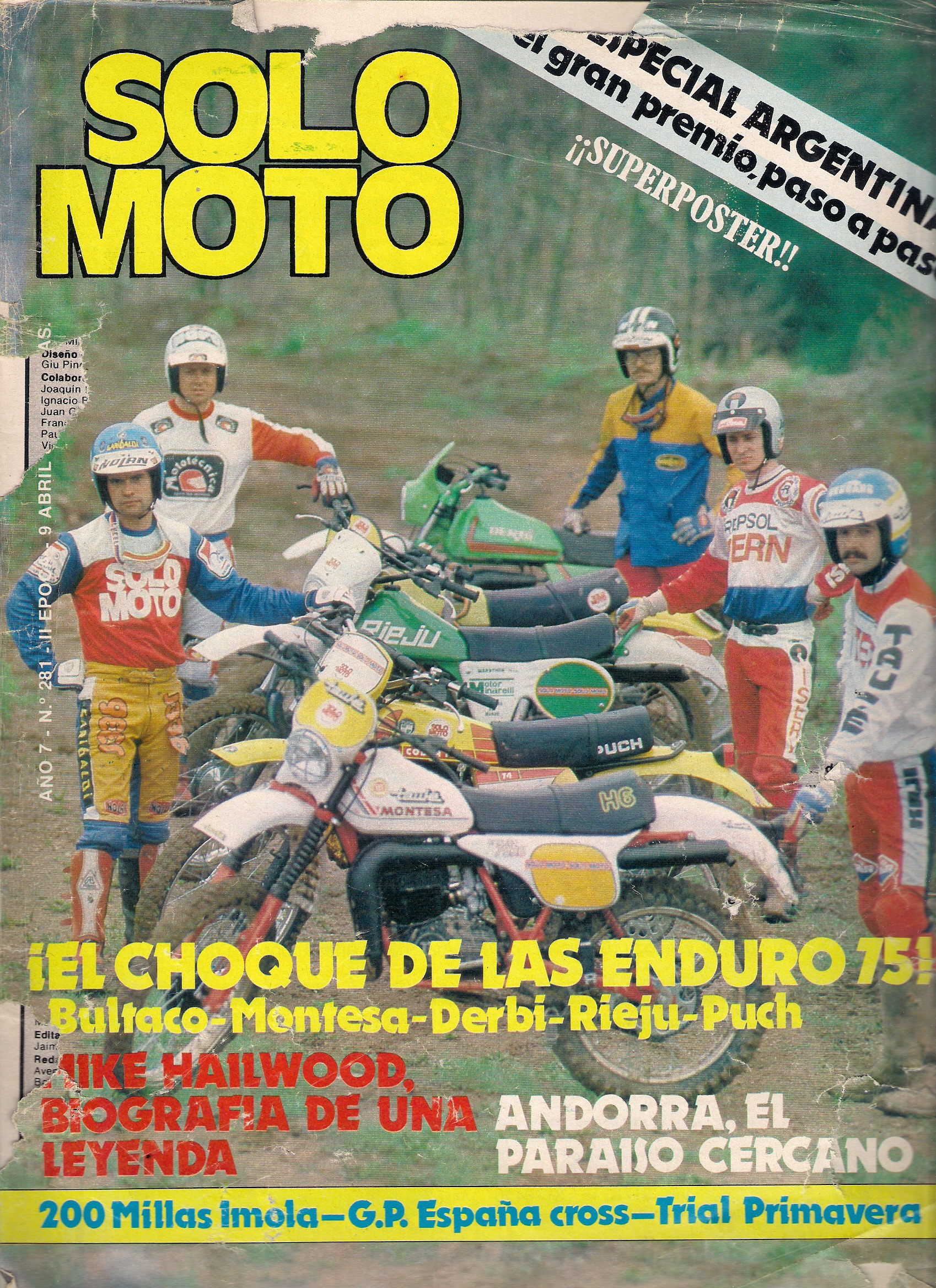 portada Solo Moto comparativa montaña 75cc